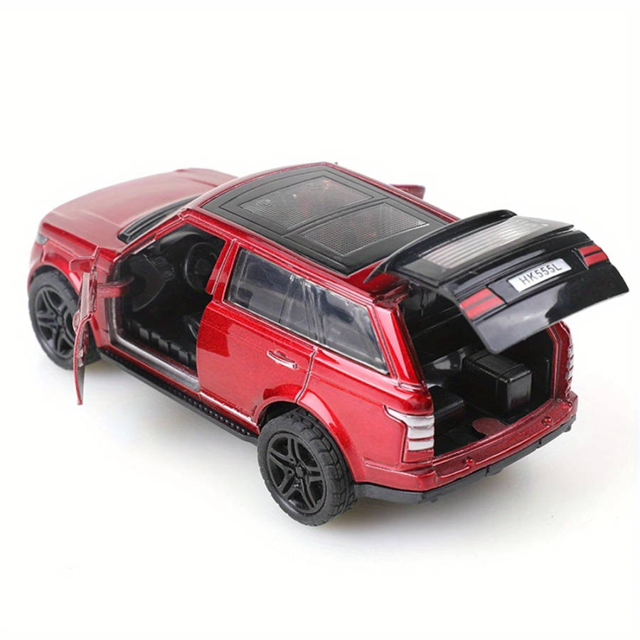 1pc Scale Alloy Off-Road Car Model a Decorative Piece for Cakes That Can Move Back