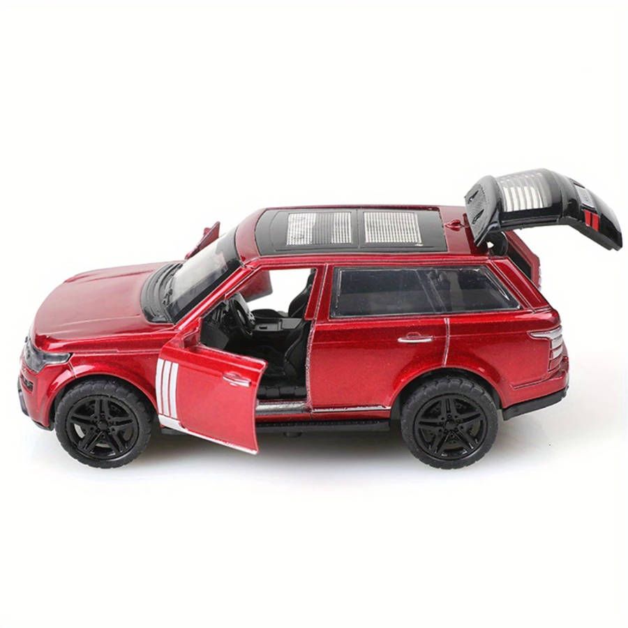1pc Scale Alloy Off-Road Car Model a Decorative Piece for Cakes That Can Move Back