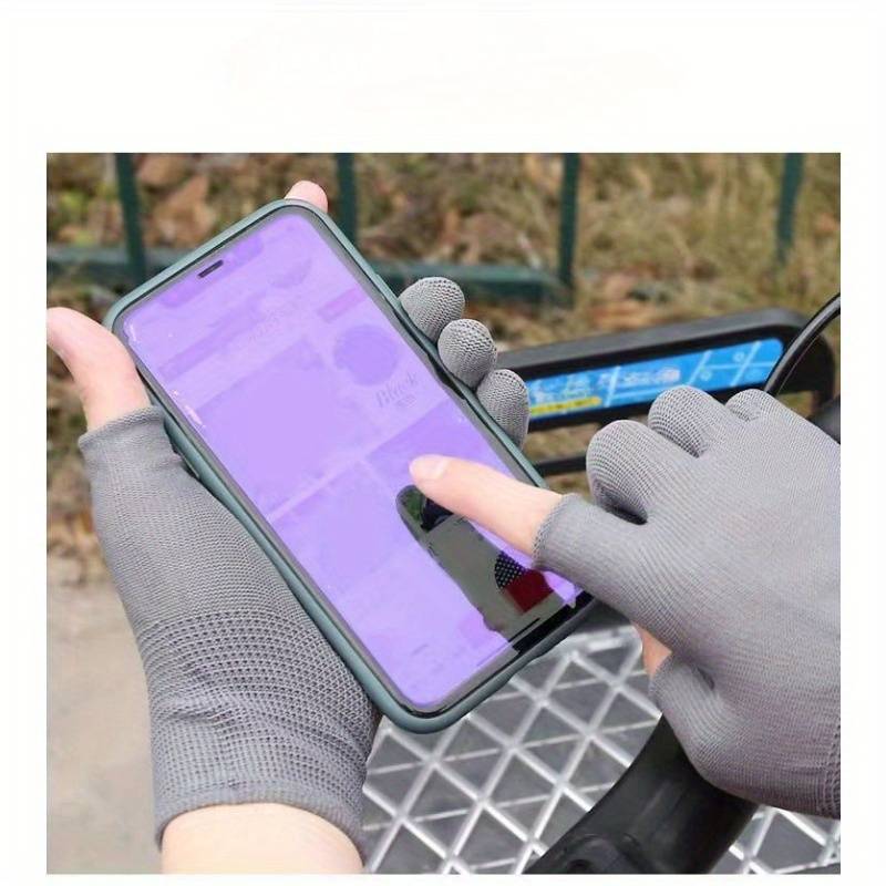 1 Pair Gray Warm Gloves