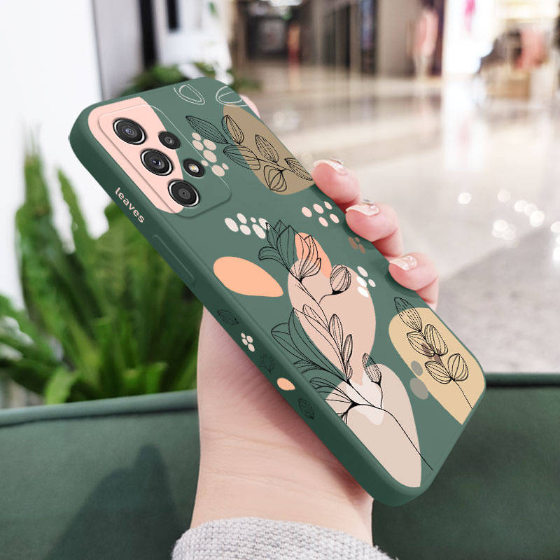 1pc Dark Green For Samsung Galaxy A23 Phone Cases
