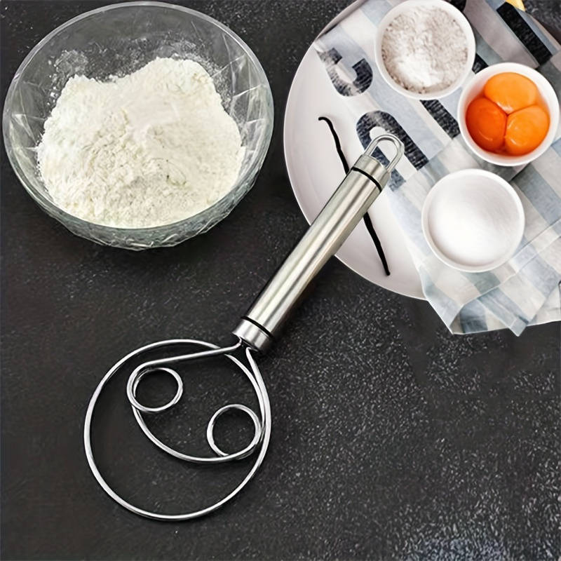 1pc Danish Dough Whisk Danish Dough Mixer Danish Dough Blender Dutch Bread Whisk Bread Bak