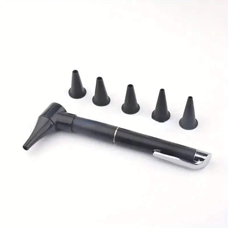 Professional Otoscope with LED Light Ear Care Magnifying Tool Set for Medical Diagnosis Cleanin