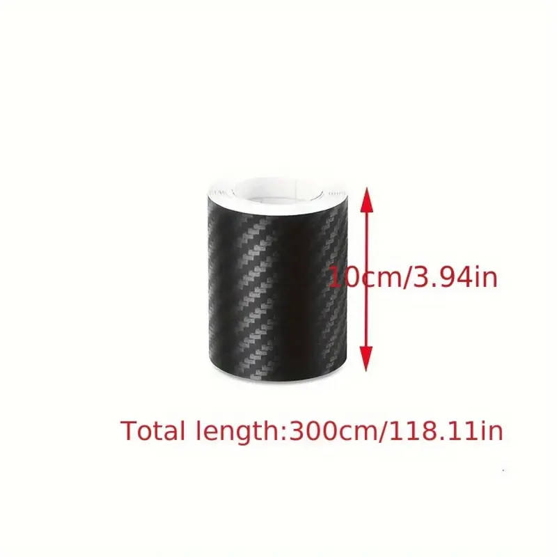 Carbon Fiber Car Door Trim Stickers Multifunctional Waterproof and Scratch-Resistant