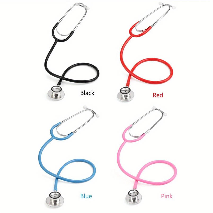1pc Portable Dual Head Stethoscope-EU Professional Cardiology Medical Stethoscope Medical Equipment
