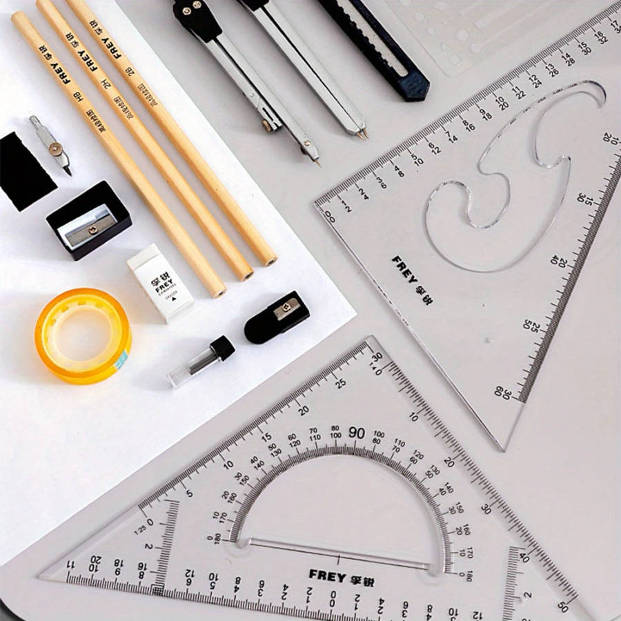 1 Set of Professional Drawing And Drafting Tools Precision Geometry And CAD Tools Suitable for Stude