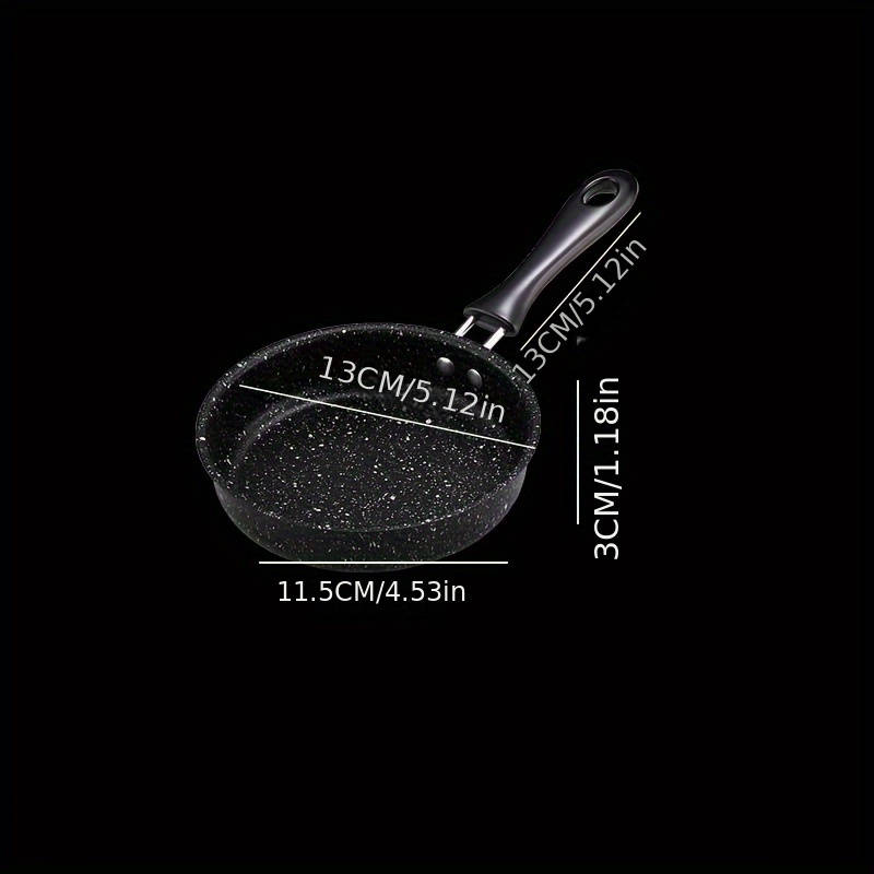 1pc Compact Non-Stick Egg Frying Pan Versatile for Induction Gas Stoves Ideal for Breakfast L
