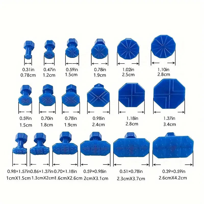 Car Dent Repair Puller with 18pcs Plastic Glue Tabs