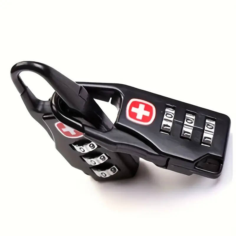2 Pieces Mini Padlock Durable 3 Digit Combination Lock
