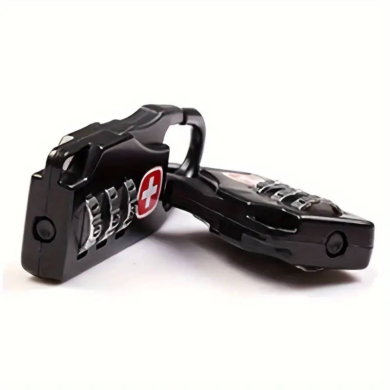 2 Pieces Mini Padlock Durable 3 Digit Combination Lock