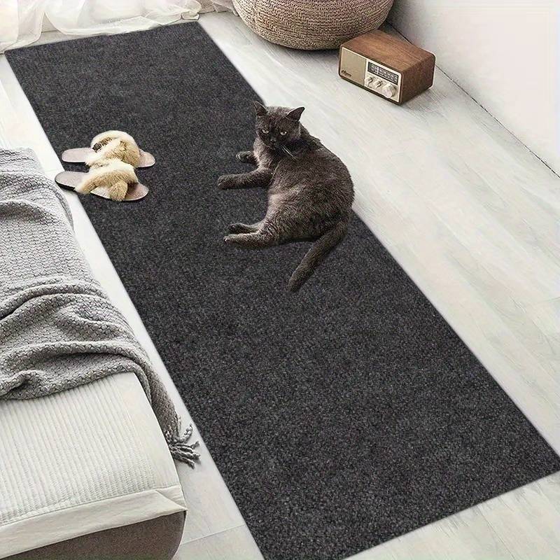 1Pc Light Grey 40x100cm Self Adhesive Carpet Floor Mat
