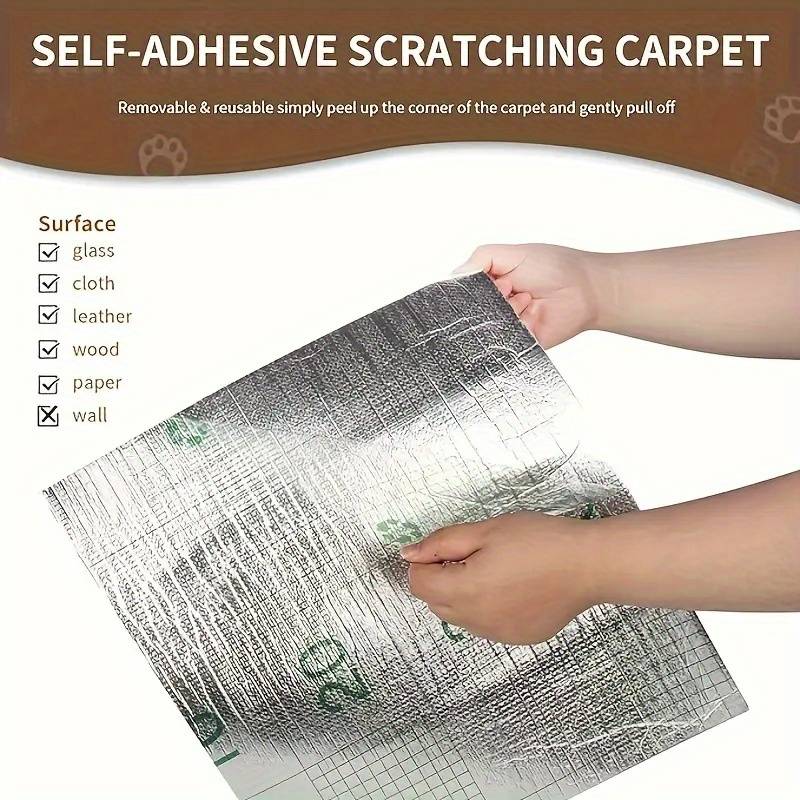 1Pc Light Grey 60x100cm Self Adhesive Carpet Floor Mat