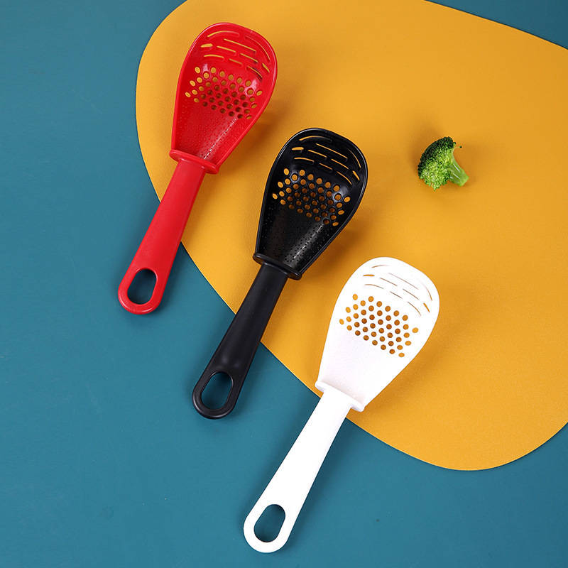 1pc Multi-Function Kitchen Spoon Grind Mash Drain for Easy Cooking   Perfect for Ginger G