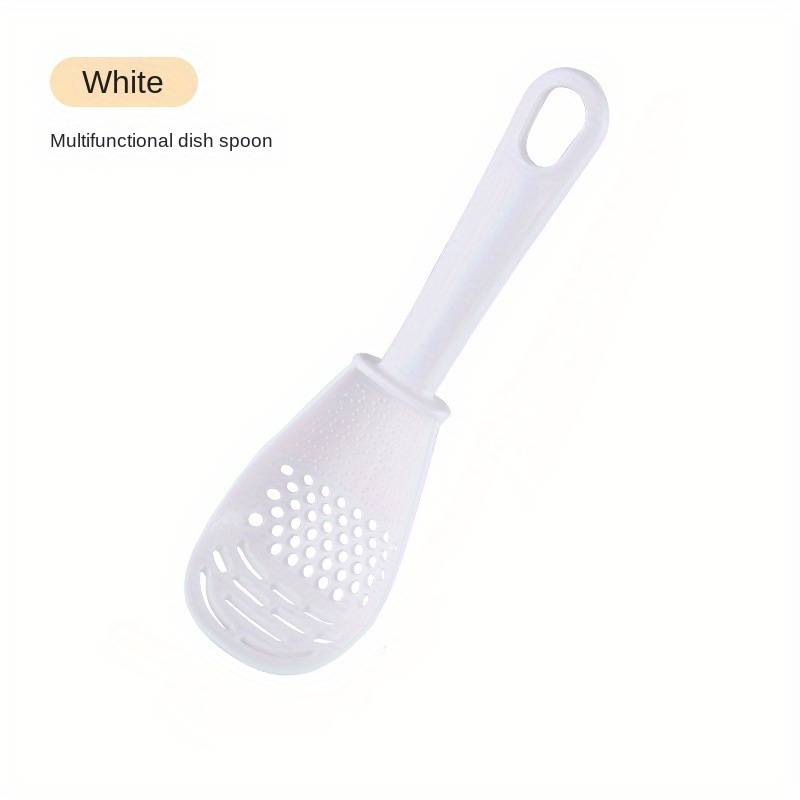 1pc Multi-Function Kitchen Spoon Grind Mash Drain for Easy Cooking   Perfect for Ginger G