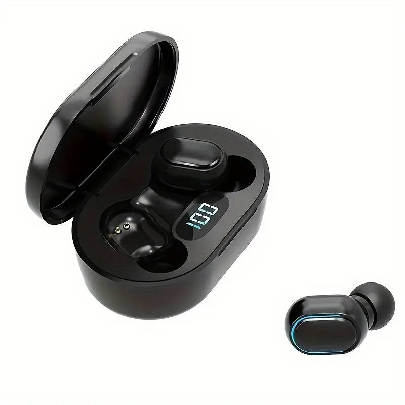 E7S Wireless Earbuds with LED Display Mic Wireless In-Ear Headphones for iPhone Xiaomi Voice Call No