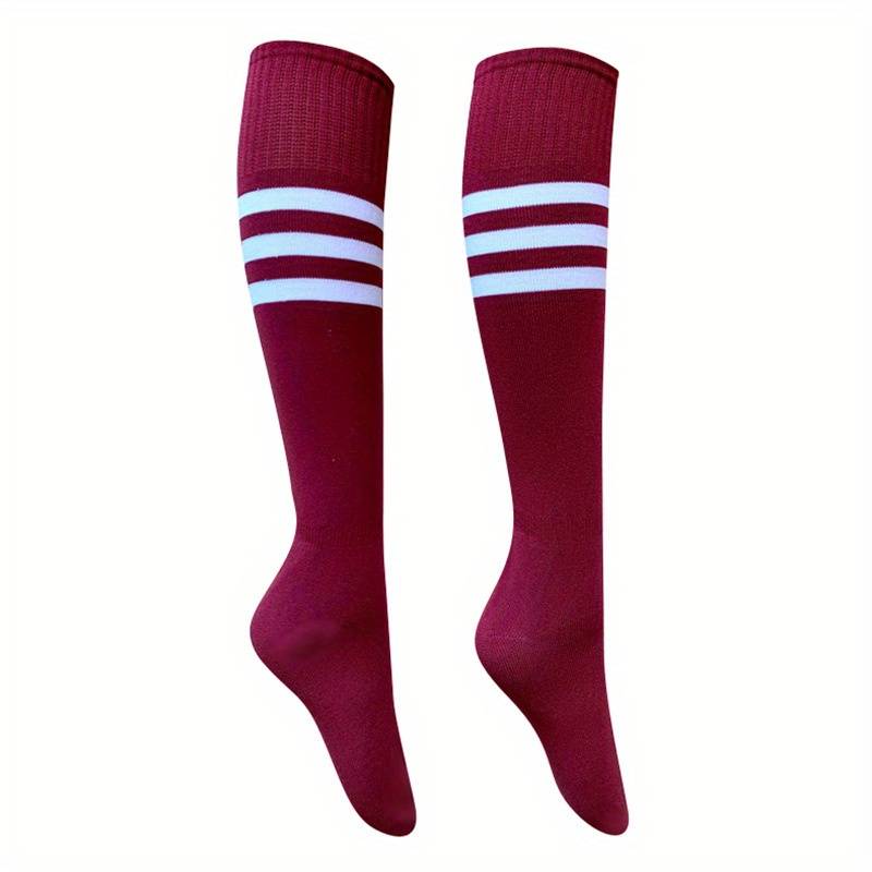 1 Pair Burgundy One Size Socks