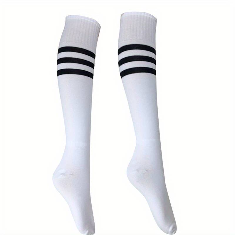 1 Pair White With Red Edges One Pair One Size Socks