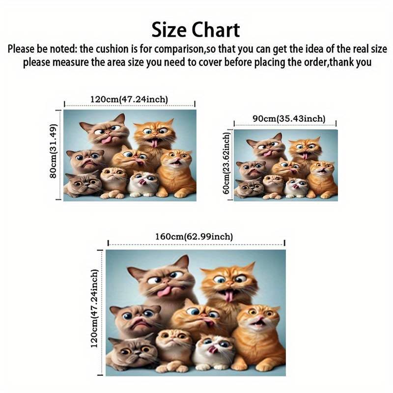 1Pc 150x200cm Floor Mat
