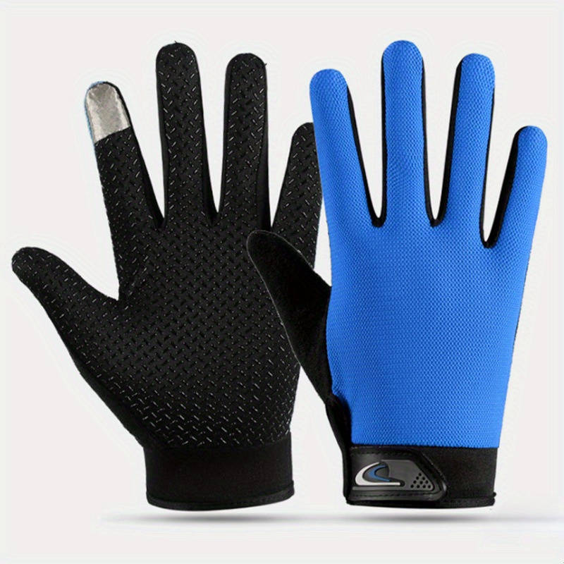 1 Pair Black One Size Outdoor Sports Gloves