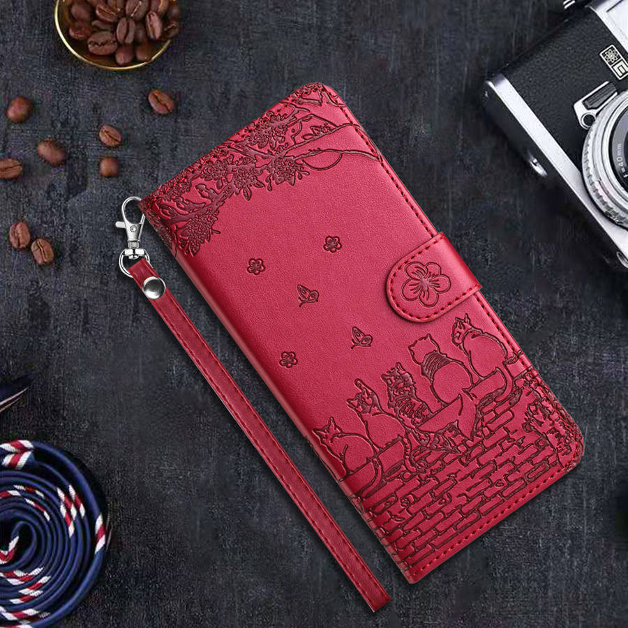 1pc Red For Samsung Galaxy A72 Phone Cases