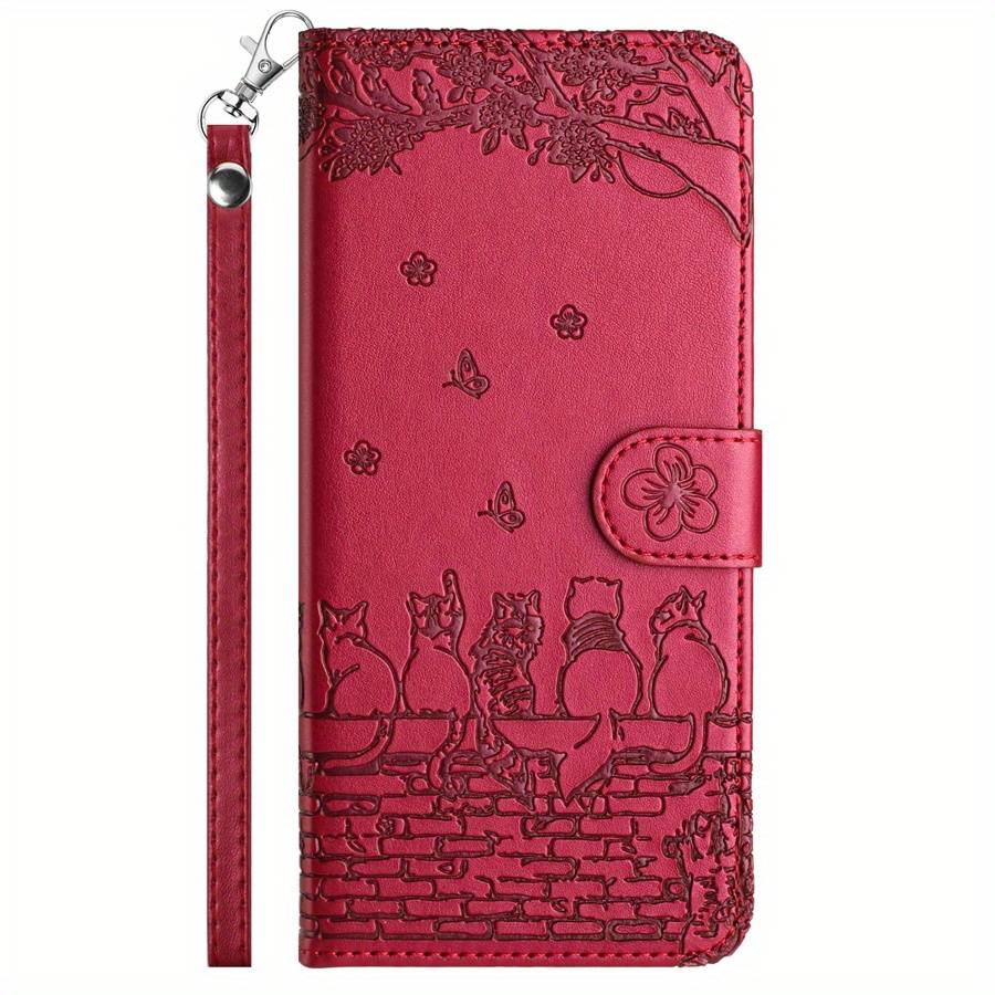 1pc Red For Samsung Galaxy A72 Phone Cases
