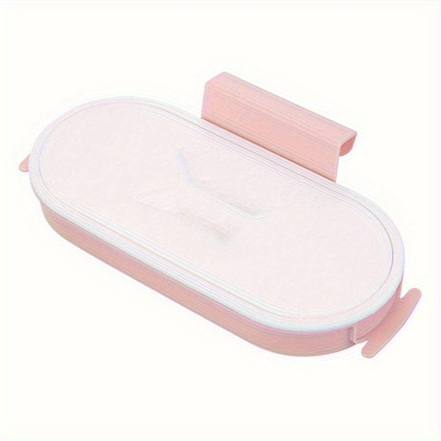1pc Kitchen Garbage Bag Holder Portable Plastic Garbage Bag Racks with Lid Hanging Rack Cabin