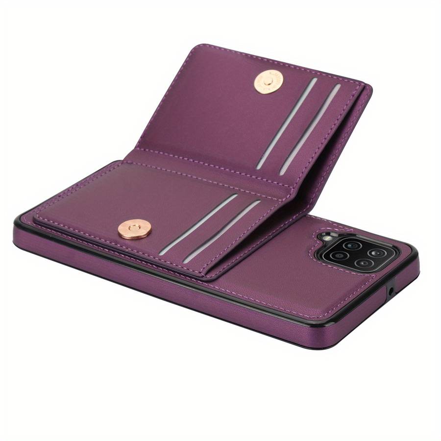 1pc Deep Purple For Samsung Galaxy A12 Phone Cases