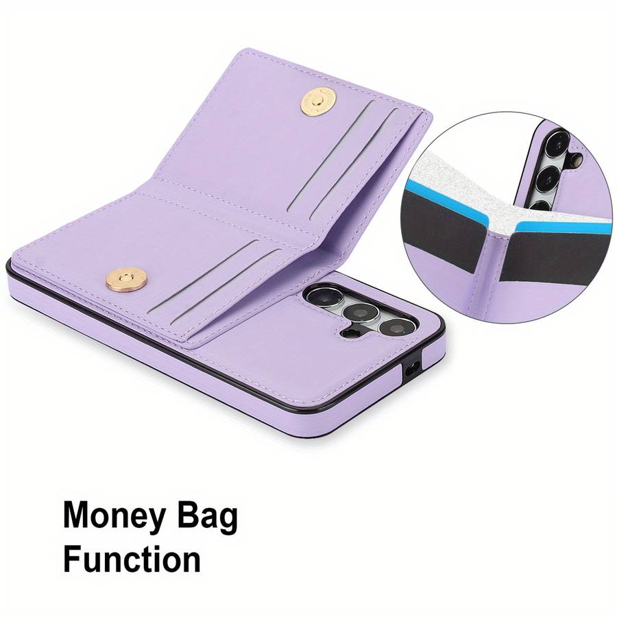 1pc Deep Purple For Samsung Galaxy A12 Phone Cases