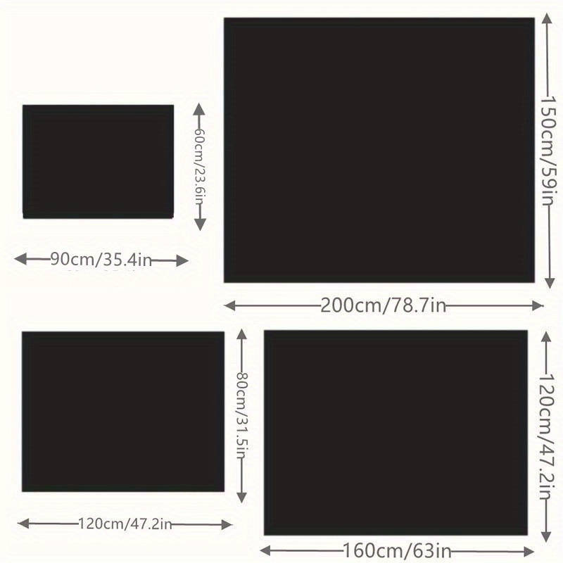 1Pc 120x160cm 47.24x63inch Floor Mat