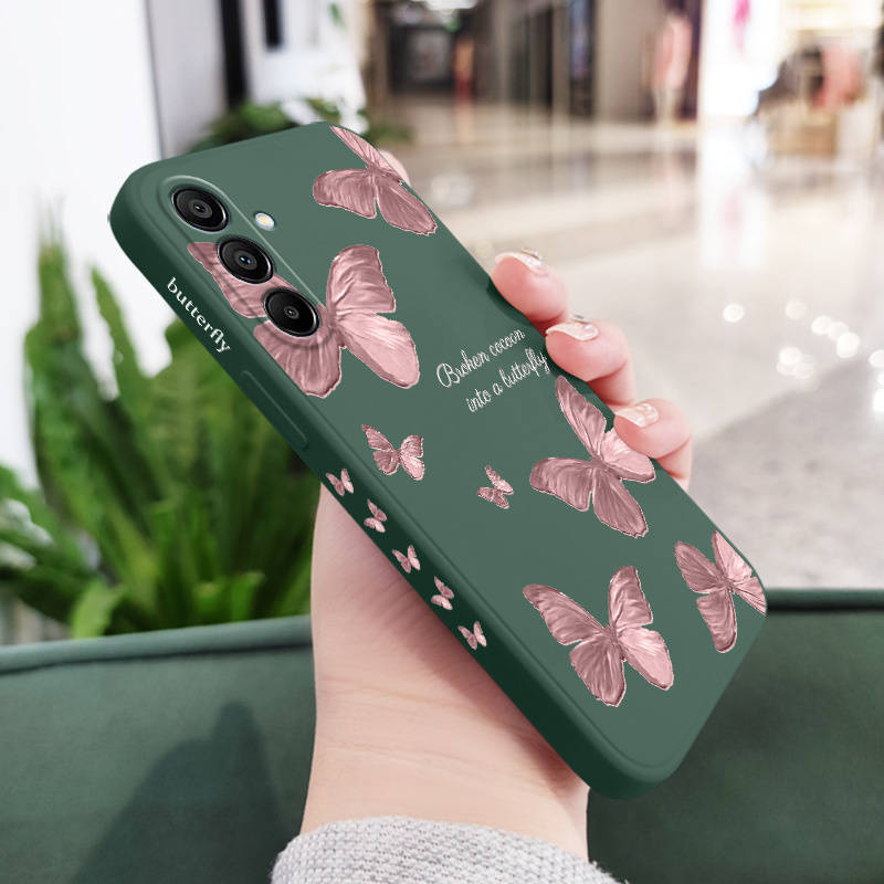 1pc Dark Green For Samsung Samsung Galaxy A25 5G Phone Cases