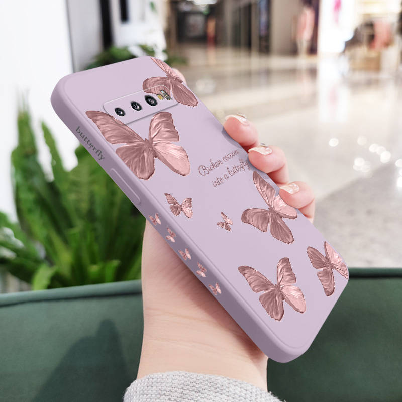 1pc Light Purple For Samsung Galaxy S10 Phone Cases