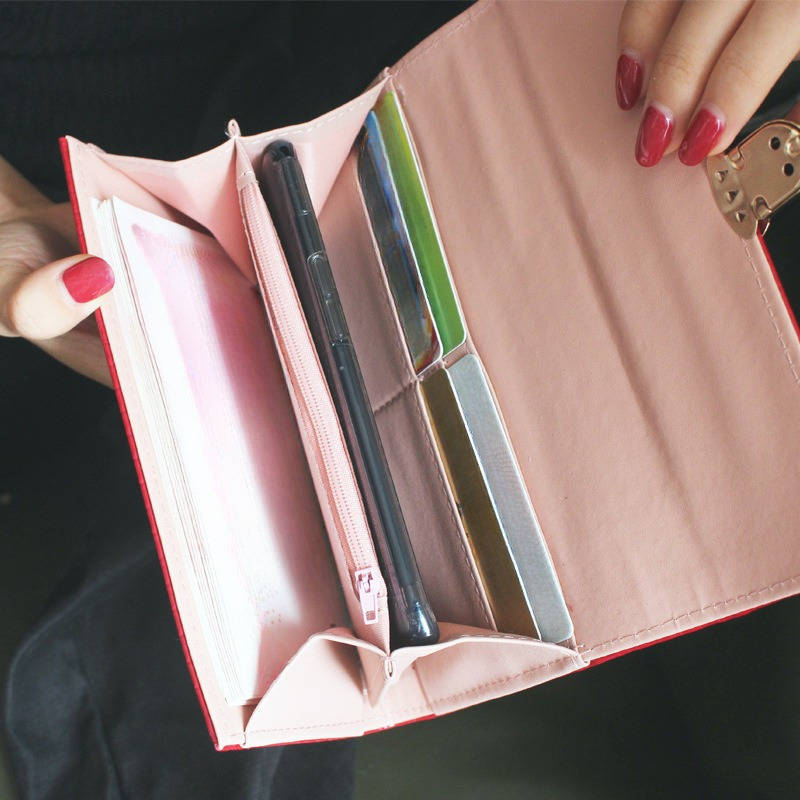 1pc of a Classic Solid Color Long Wallet Stylish Flap Coin Purse Spacious Credit Card Holder