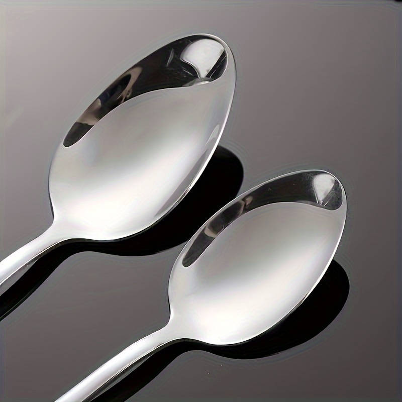 1pc Salem Silver Mirror Polished Stainless Steel Spoon Funny Cool Cute Non-Electric No Fea