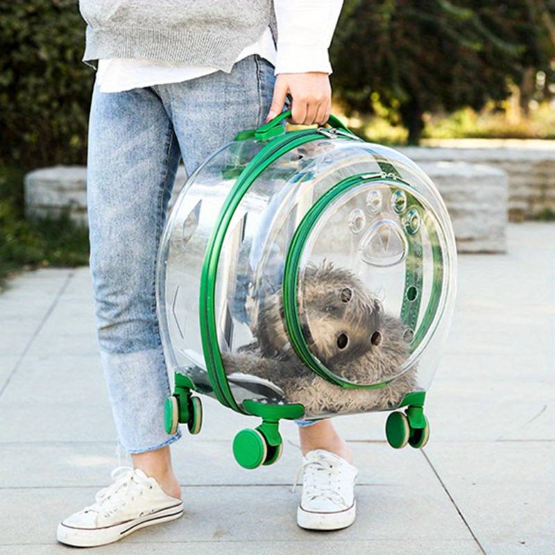 1pc Greensize Upgrade with door and shoulder strap Pet Bag