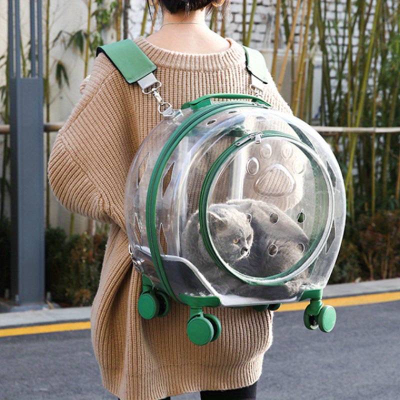 1pc Greensize Upgrade with door and shoulder strap Pet Bag