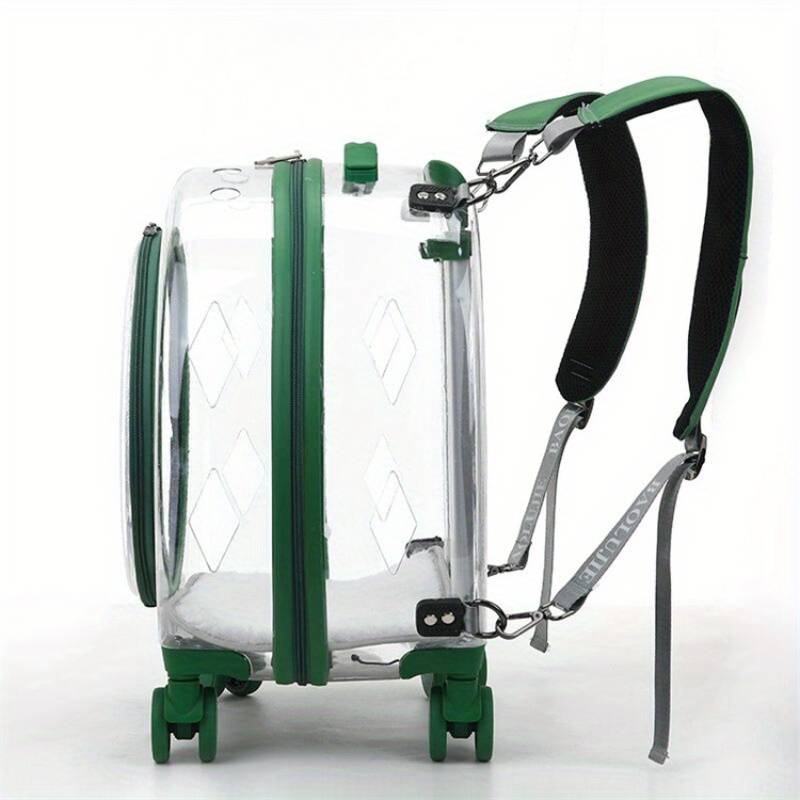 1pc Greensize Upgrade with door and shoulder strap Pet Bag