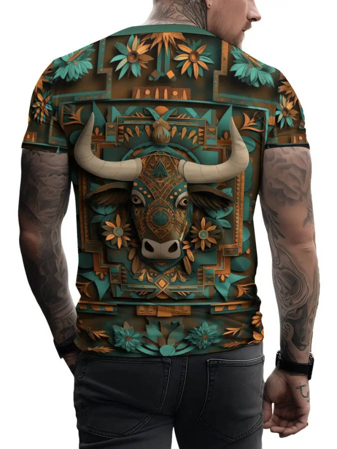 Men's T-Shirt, Short Sleeve, SIZE MEDIUM