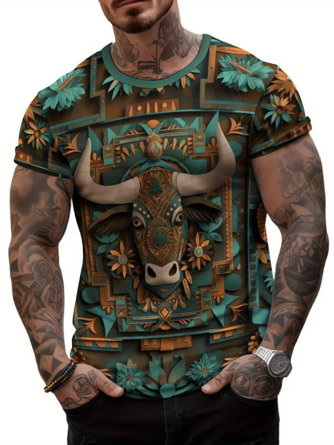 Men's T-Shirt, Short Sleeve, SIZE MEDIUM