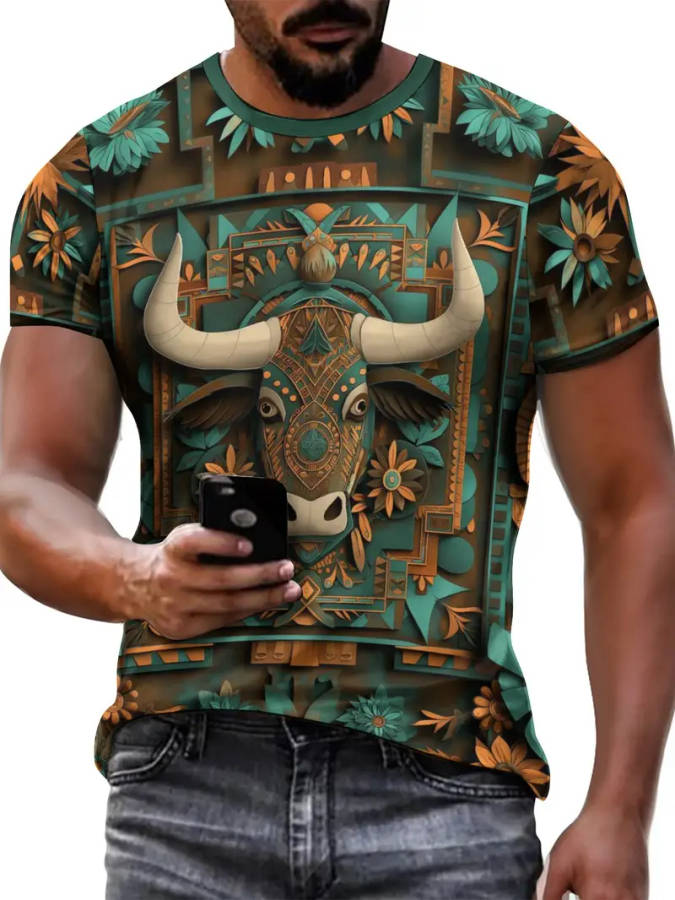 Men's T-Shirt, Short Sleeve, SIZE MEDIUM