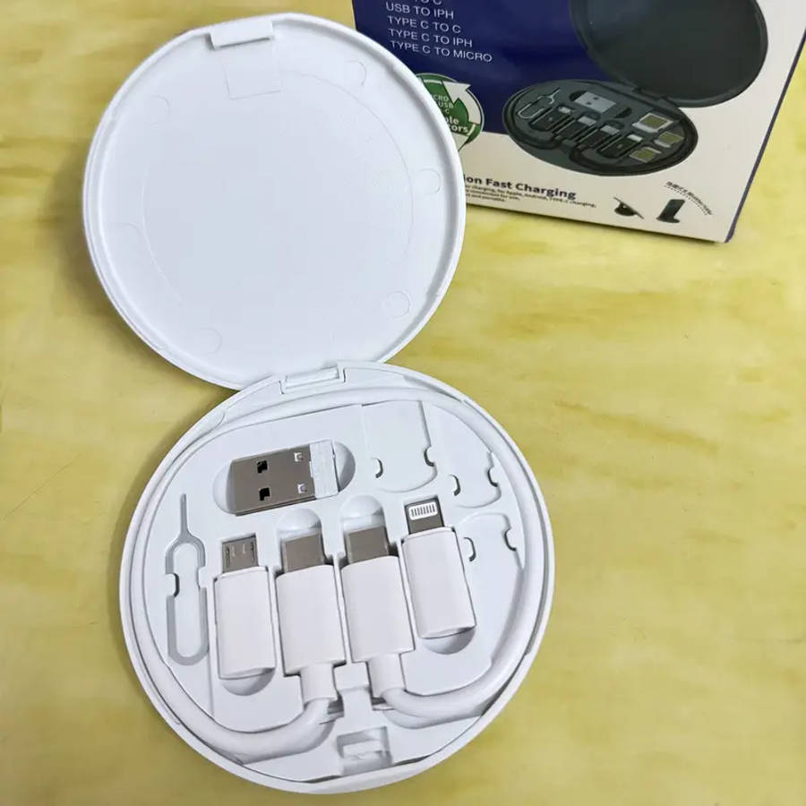 5 in 1 60W USB C To USB C Cable For All Smart Phone Fast Charging Cable Adapter Kit OTG Converter