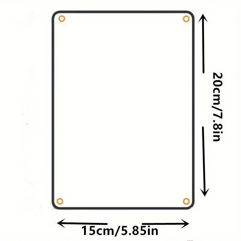 1pc Vintage Backyard Bar Welcome Sign Weather-Resistant Metal Wall Decor No Battery Needed Featherle