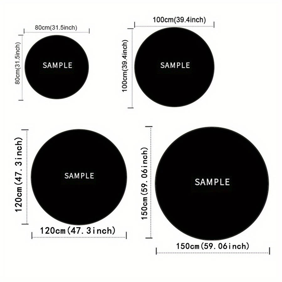 1Pc 80cm 31.49inch Floor Mat