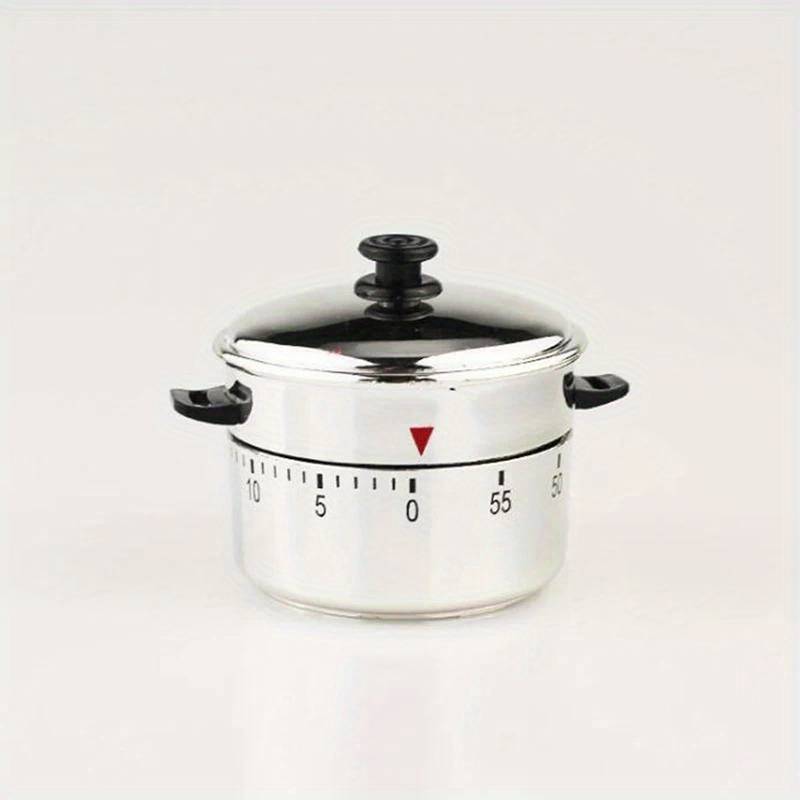 1pc 60-Minute Mechanical Kitchen Timer Adjustable Cooking Countdown Time Manager Suitable f