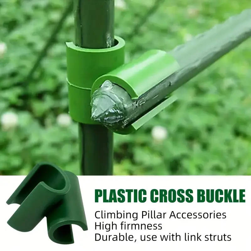 50pcs Adjustable Plastic Plant Support Connectors