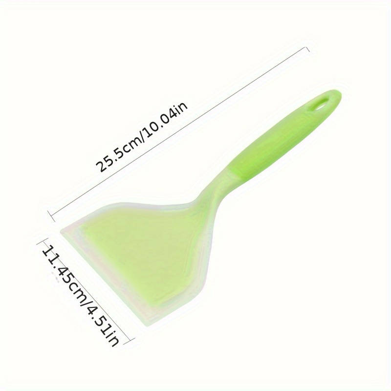 1pc Silicone Spatula for Non-Stick Pans BBQ Grilling Pizza Pancakes Wide Mouthed Flexible H