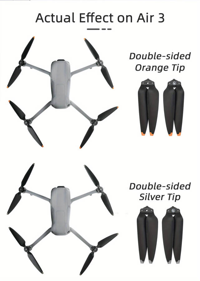 4pcs 8pcs dji air 3 3s replacement propellers 5747f   thermoplastic polyurethane blade quick release cw ccw   accessories details 0