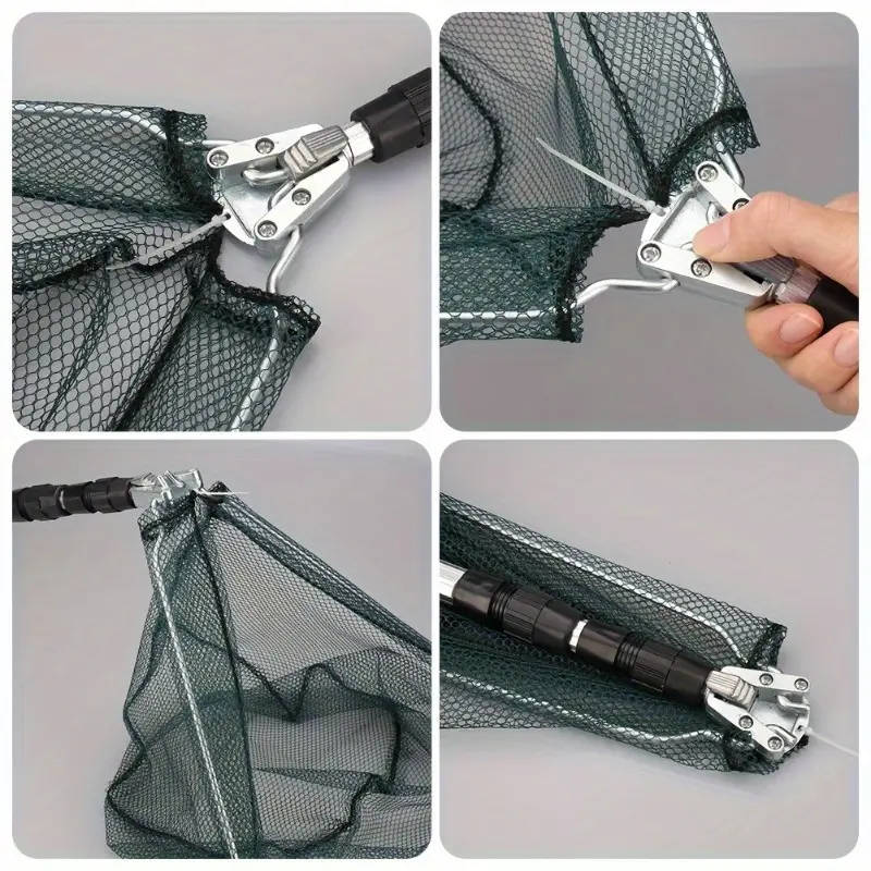 Telescopic Expandable Fishing Net