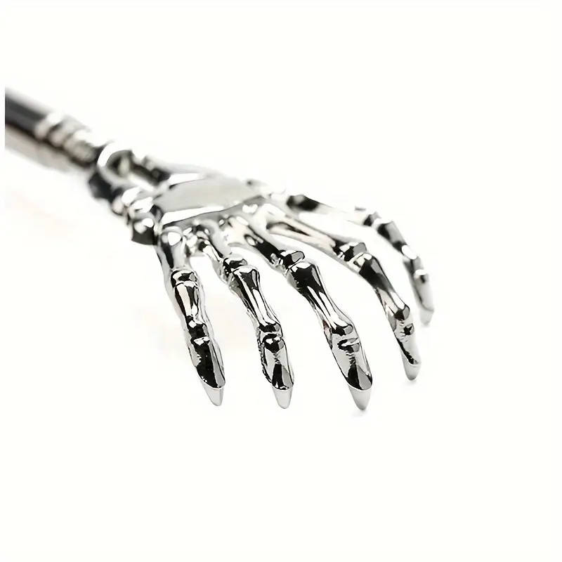 1pcs Stainless Steel Extendable Back Scratcher with Comfort Grip Ideal for Fibromyalgia Relief