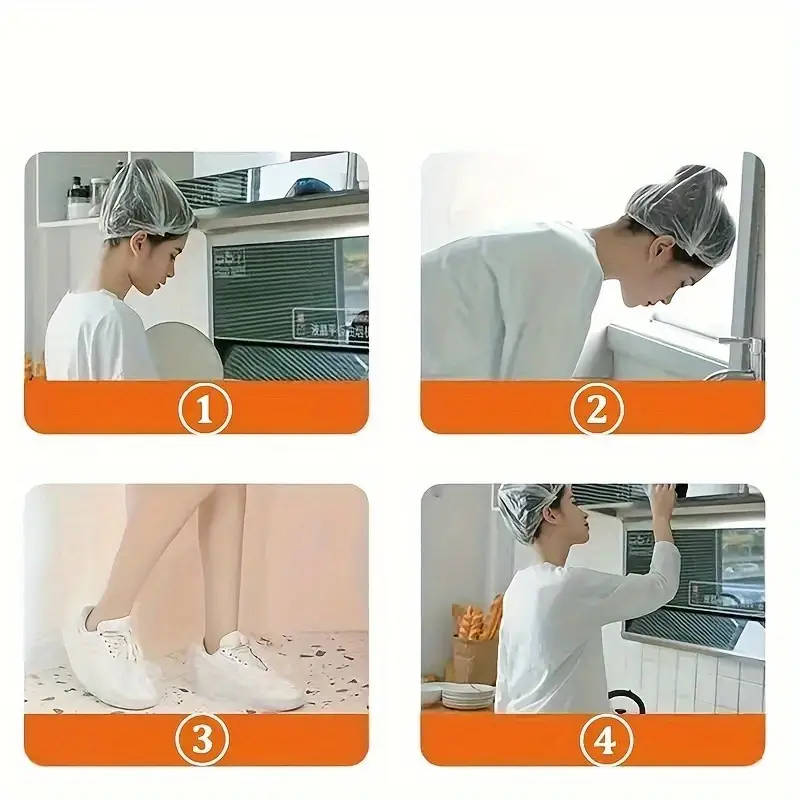 100Pcs Plastic Elastic Food Storage Covers