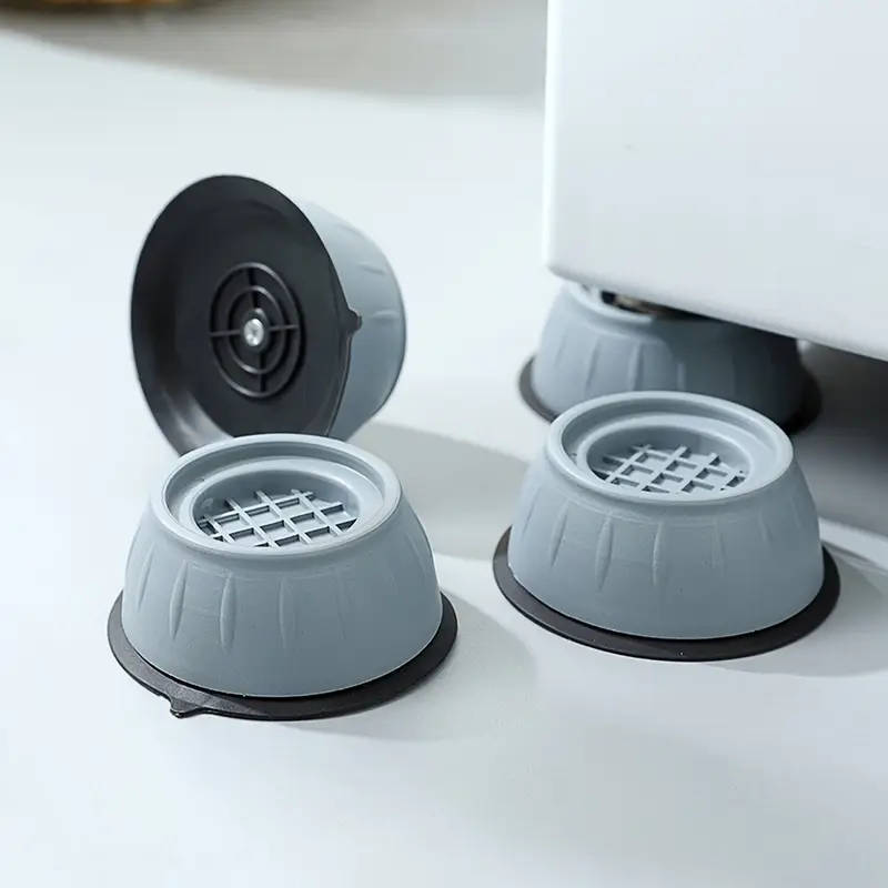 4pcs Anti-Vibration Washing Machine Pads Non-Slip Shock-Absorbing Noise-Reducing Mats for Washing Ma