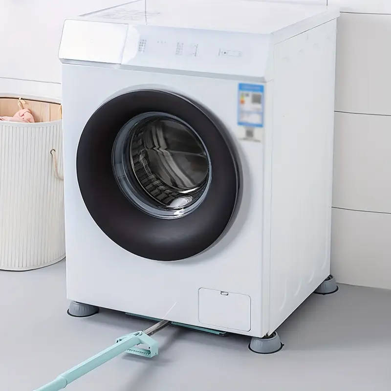 4pcs Anti-Vibration Washing Machine Pads Non-Slip Shock-Absorbing Noise-Reducing Mats for Washing Ma